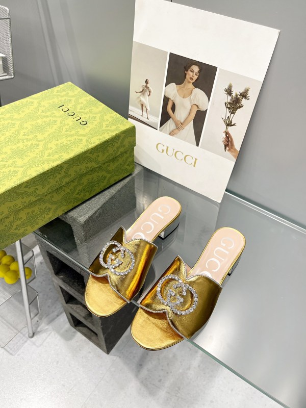 入手困難Gucciグッチ2023 サマーファッションバザール レディース スリッパ