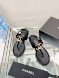 最新Chanelシャネル23Ss 新作 ジェムストーン ダブルC ビーチサンダル
