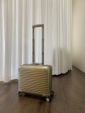 Rimowaリモワ16インチビジネスジェットロングボックスアルミニウムマグネシウム合金トロリー荷物搭乗ケース