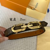 超話題!Louis Vuittonルイヴィトンリバーシブルレディースベルト