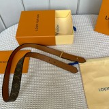 素敵なLouis Vuittonルイヴィトンリバーシブルレディースベルト