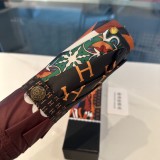 素敵なHermes エルメス三つ折り自動折りたたみ日傘