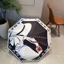 高品質CHANEL シャネル三つ折り自動折りたたみ日傘