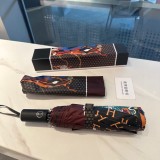 素敵なHermes エルメス三つ折り自動折りたたみ日傘
