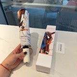 高品質Hermes エルメス三つ折り自動折りたたみ日傘