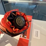 最新Hermes エルメス三つ折り自動折りたたみ日傘