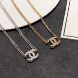 最新シャネル ネックレス2色