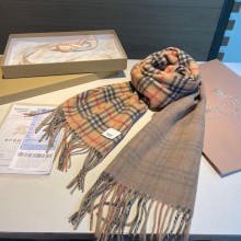 使い勝手良し Burberryバーバリー 激安偽物 両面カシミヤマフラー