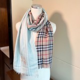新作 Burberryバーバリー コピー 純カシミヤチェックのマフラー