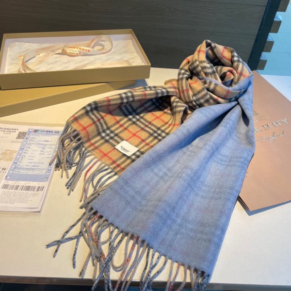 一目惚れ♪ Burberryバーバリー 偽物通販 両面カシミヤマフラー