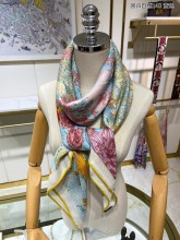 【限定】Hermesエルメス 激安偽物 二重同色カシミヤスカーフ