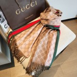稀少 Gucciグッチ  コピーおすす 長須ジャカードマフラー