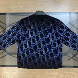 高品質 ディオール 激安通販 アルファベットフルプリントジャカードロゴニットセーター2色