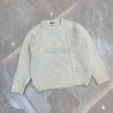 日本未入荷 ディオール 激安通販 ウィンター23 fwショーモデル丸首ジップセーター