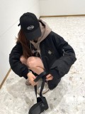 新作 クロムハーツ 激安偽物 十字架に皮を張った小さな綿入れの野球服のコート