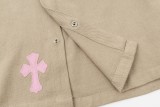【話題商品！】クロムハーツ スーパーコピー クロワッサンクロスピール刺繍シャツコート