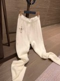 入手困難  クロムハーツ n級品 クロワッサンクロワッサンレザーロゴカジュアルモコモコニットパンツ