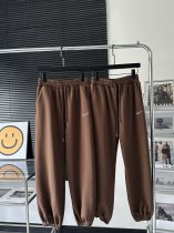 超奇跡の入荷☆ ナイキ n級品 加絨小勾配刺繍チョコレートカジュアル脚スポーツパンツ