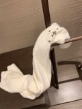 入手困難  クロムハーツ n級品 クロワッサンクロワッサンレザーロゴカジュアルモコモコニットパンツ