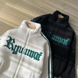 入手困難  クロムハーツ コピーおすすめ メンズクロウハートラム毛ファスナージャケット2色