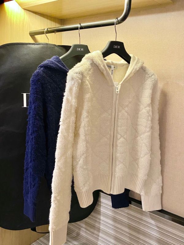 日本未入荷 ディオール 激安通販 トウガーセーター連帽カーディガン