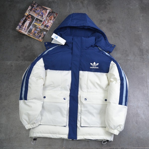 高品質 アディダス スーパーコピークローバークラシック三本棒ネイビー防寒強化アウトドアスポーツシリーズ3色