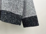 超話題! ロエベ  コピー フロントの大きなロゴタオル刺繍ジャカードセーター