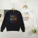 累積売上総額第１位！ ロエベ  コピーおすすめ 新型龍紋刺繍ロゴカジュアル丸首パーカー2色