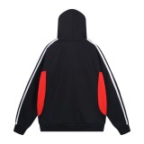 追跡付 アディダス  BALENCIAGA連名Adidasアディダス刺繍LOGO丸首衛衣