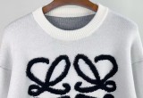 一目惚れ♪ ロエベ  偽物通販フロントの大きなロゴタオル刺繍ジャカードセーター