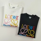累積売上総額第１位！ ロエベ  コピーおすすめ 新型龍紋刺繍ロゴカジュアル丸首パーカー2色