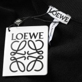 日本未入荷 ロエベ 偽物通販 クラシック炎のポケットパッチワークデザイン刺繍柄ラウンドネックの衛衣