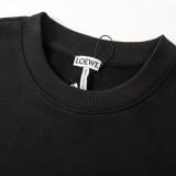 日本未入荷 ロエベ 偽物通販 クラシック炎のポケットパッチワークデザイン刺繍柄ラウンドネックの衛衣