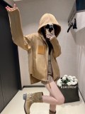 大人気 ロエベ n級品 ポケットスキンロゴカシミヤキャップコート