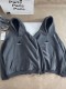 入手困難 アディダス Balenciaga連名Adidasアディダス高級グレー刺繍アルファベット加絨毯連帽衛衣