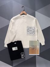 日本未入荷 ロエベ 激安通販 ジャカードポケットラウンドネックセーター