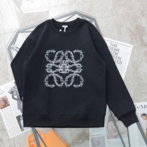 超奇跡の入荷☆ ロエベ n級品 新型龍紋刺繍ロゴカジュアル丸首衛衣