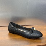 使い勝手良し ディオール スーパーコピー 2024早春高定シリーズ新ロゴ電気刺繍トウチェックバレエ婦人靴