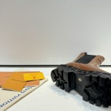 使い勝手良し ルイヴィトン 激安通販 秋冬新作レトロな厚底シューズシリーズチェルシーブーツ