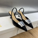 【限定】 ディオール n級品 ファッションショーの高定La Parisienneシリーズの異形ヒールの尖った女単靴
