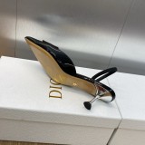 【限定】 ディオール n級品 ファッションショーの高定La Parisienneシリーズの異形ヒールの尖った女単靴