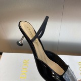 【限定】 ディオール n級品 ファッションショーの高定La Parisienneシリーズの異形ヒールの尖った女単靴