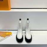 超奇跡の入荷☆ ルイヴィトン 偽物通販 秋冬新作レトロな厚底シューズシリーズチェルシーブーツ