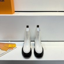 超奇跡の入荷☆ ルイヴィトン 偽物通販 秋冬新作レトロな厚底シューズシリーズチェルシーブーツ