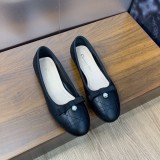 使い勝手良し ディオール スーパーコピー 2024早春高定シリーズ新ロゴ電気刺繍トウチェックバレエ婦人靴
