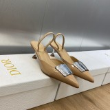 日本未入荷 ディオール 激安偽物 ファッションショーの高定La Parisienneシリーズの異形ヒールの尖った女単靴