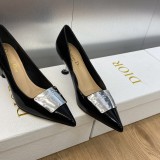 超奇跡の入荷☆ ディオール 激安通販 ファッションショーの高定La Parisienneシリーズの異形ヒールの尖った女単靴