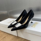 超奇跡の入荷☆ ディオール 激安通販 ファッションショーの高定La Parisienneシリーズの異形ヒールの尖った女単靴
