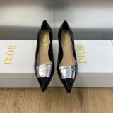 超奇跡の入荷☆ ディオール 激安通販 ファッションショーの高定La Parisienneシリーズの異形ヒールの尖った女単靴