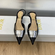 【限定】 ディオール n級品 ファッションショーの高定La Parisienneシリーズの異形ヒールの尖った女単靴